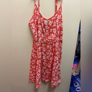 Flowery pink XXI dress